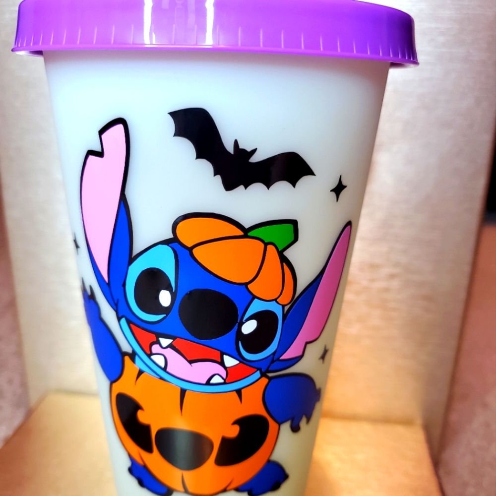 Stitch pumpkin 🎃 cold cup